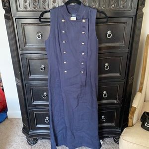 BREECHES Vintage Military Coat Dress Size 2